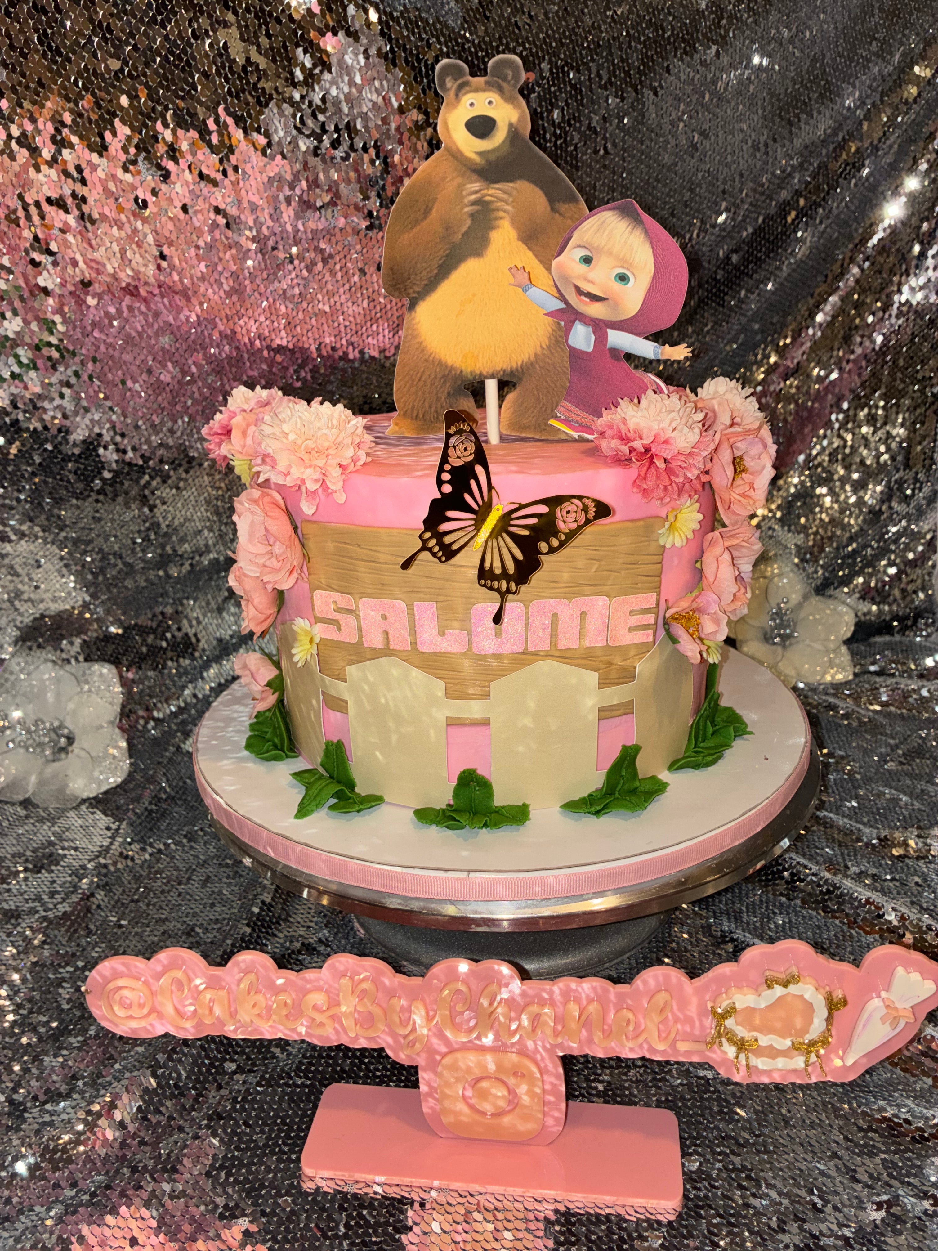 Luxury Custom Cake | 8-Inch, 3 Layers | Any Theme, Photo Reference, Hand-Piped & Designer Details