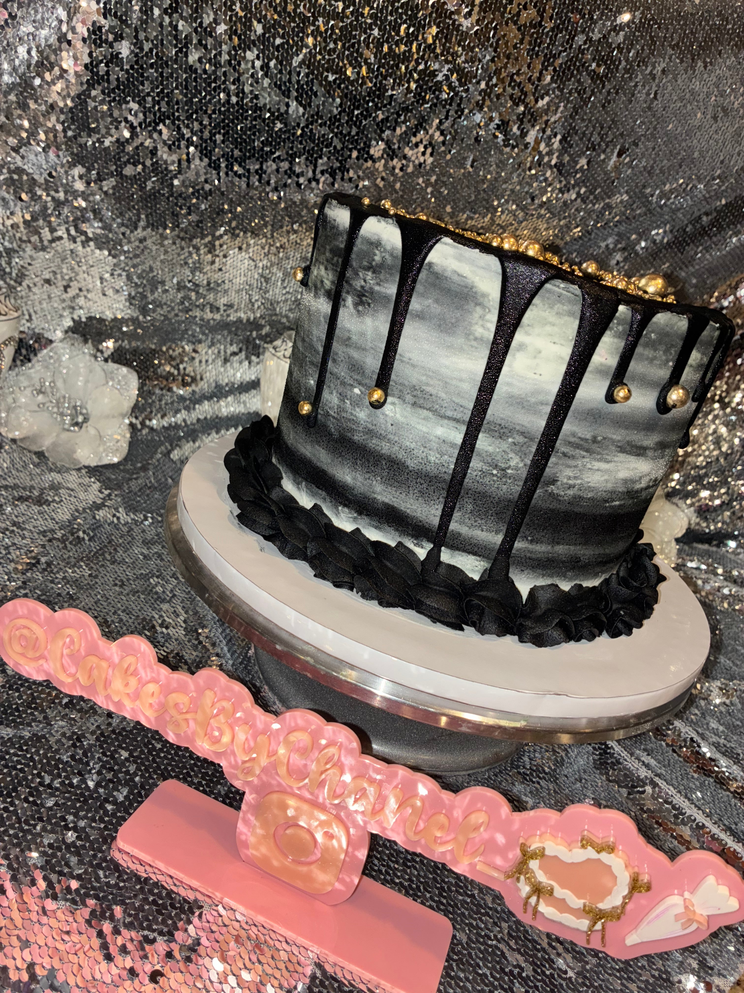 Luxury Custom Cake | 8-Inch, 3 Layers | Any Theme, Photo Reference, Hand-Piped & Designer Details